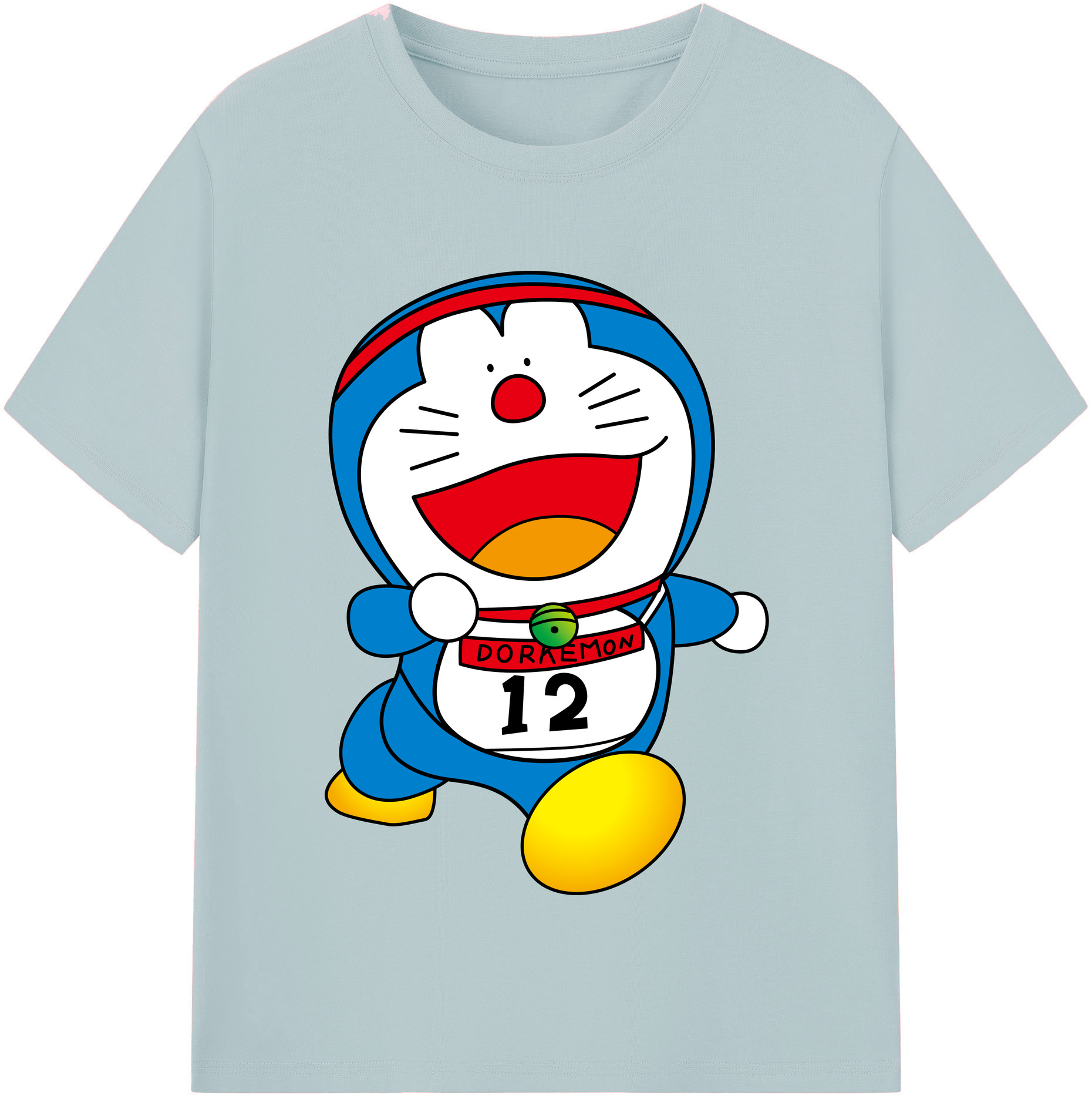 （画像用） ドラえもん Doraemon 綿100％半袖Tシャツ（フロントプリント）